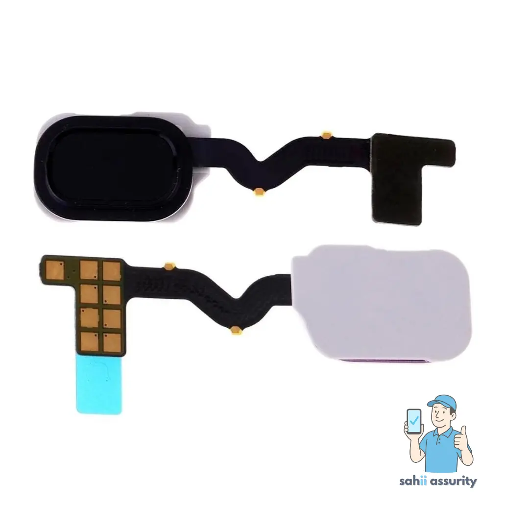 Fingerprint Sensor with Flex Cable for Samsung Galaxy J6 Black